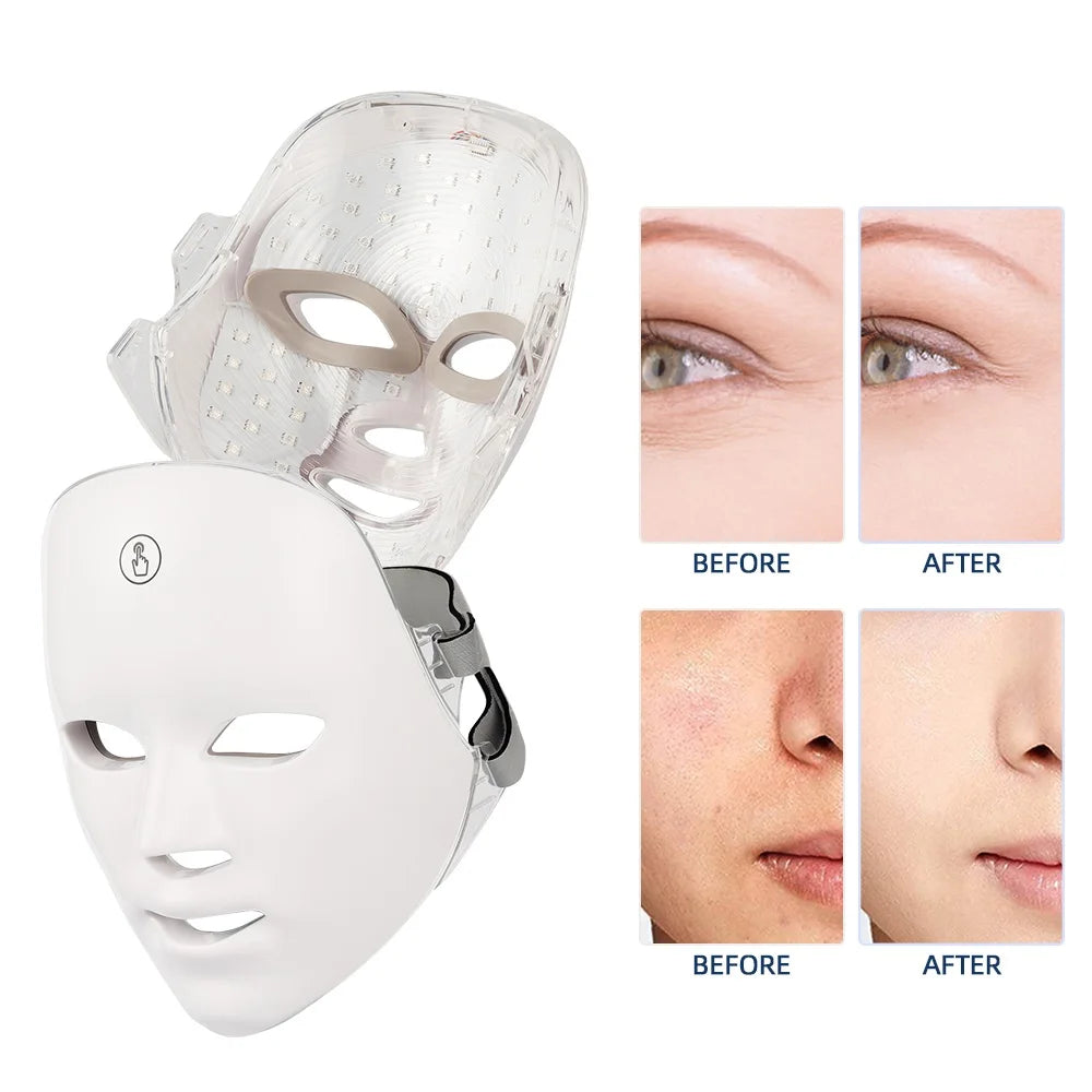 7 Colors LED Photon Beauty Mask - GlowLiftEssentials.shop
